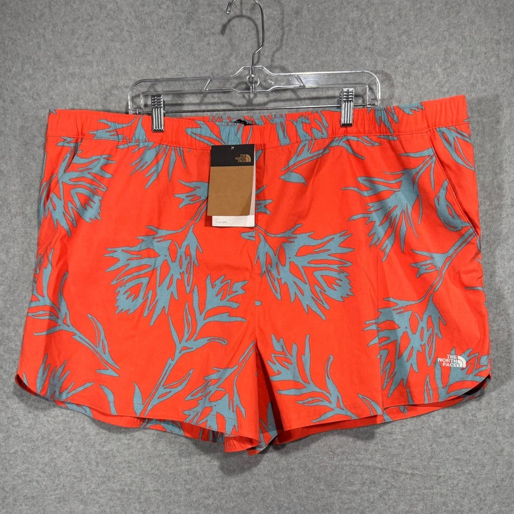 The North Face Floral Print Shorts FlashDry NWT Womens Size‎ 3X